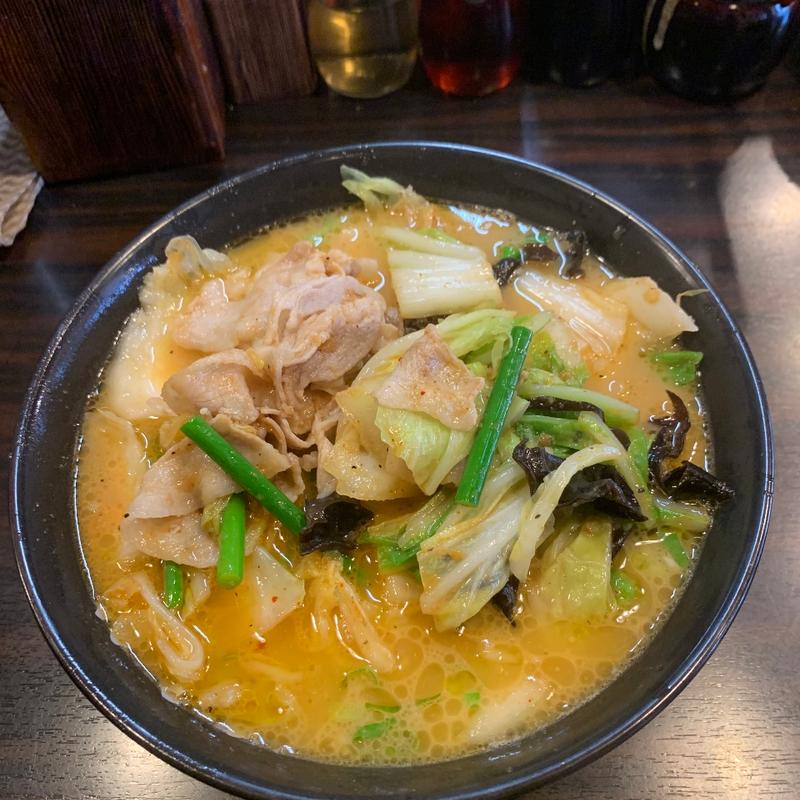 白菜スタミナラーメン（期間限定メニュー）(ラーメン道楽 川崎店)