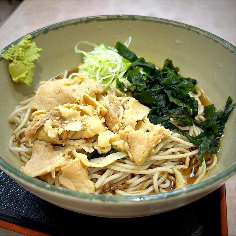 冷し肉そば(名代 箱根そば 狛江店)