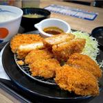 ロースかつ＆角煮かつ(2枚)定食