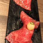 ふらの和牛炙り握り(ふらの和牛 よしうし)