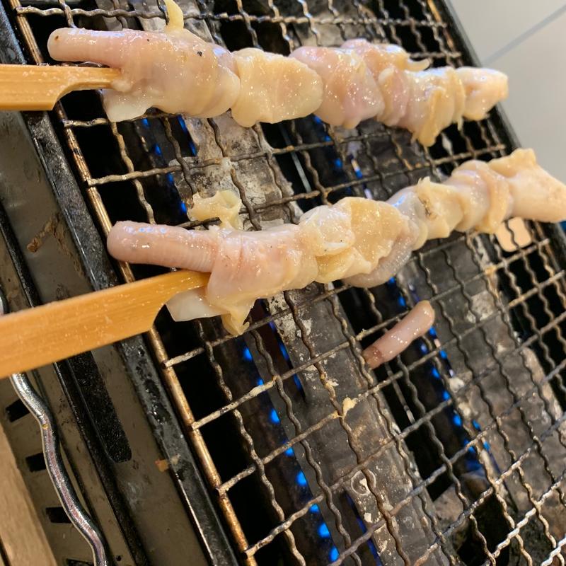 つぶ貝の串焼き(磯丸水産 札幌狸小路店)