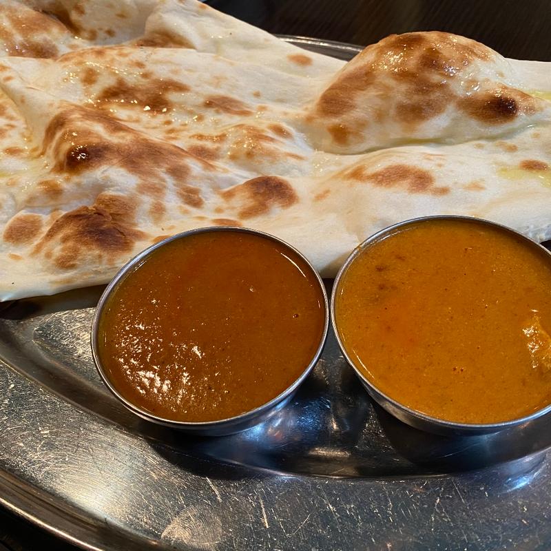 Bランチ（カレー2種）(アジアンダイニング＆バー ナマステ)