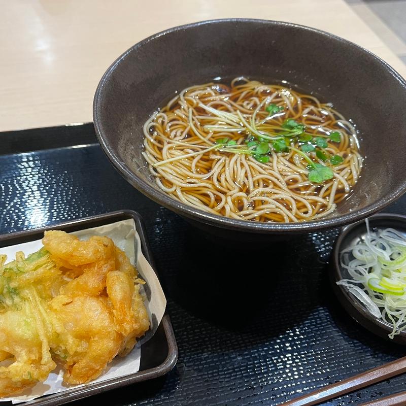 季節のおそば（温）(ゆで太郎 もつ次郎上尾平塚店)