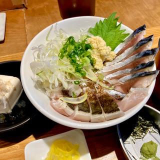 トロサバ刺身丼(とろさば料理専門店 SABAR 浜松町大門店)