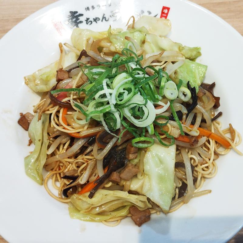 焼きラーメン(幸ちゃんラーメン博多本店)