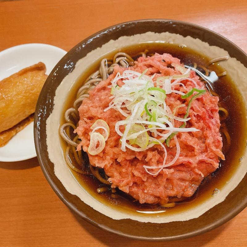 紅生姜天そば(亀有そば)