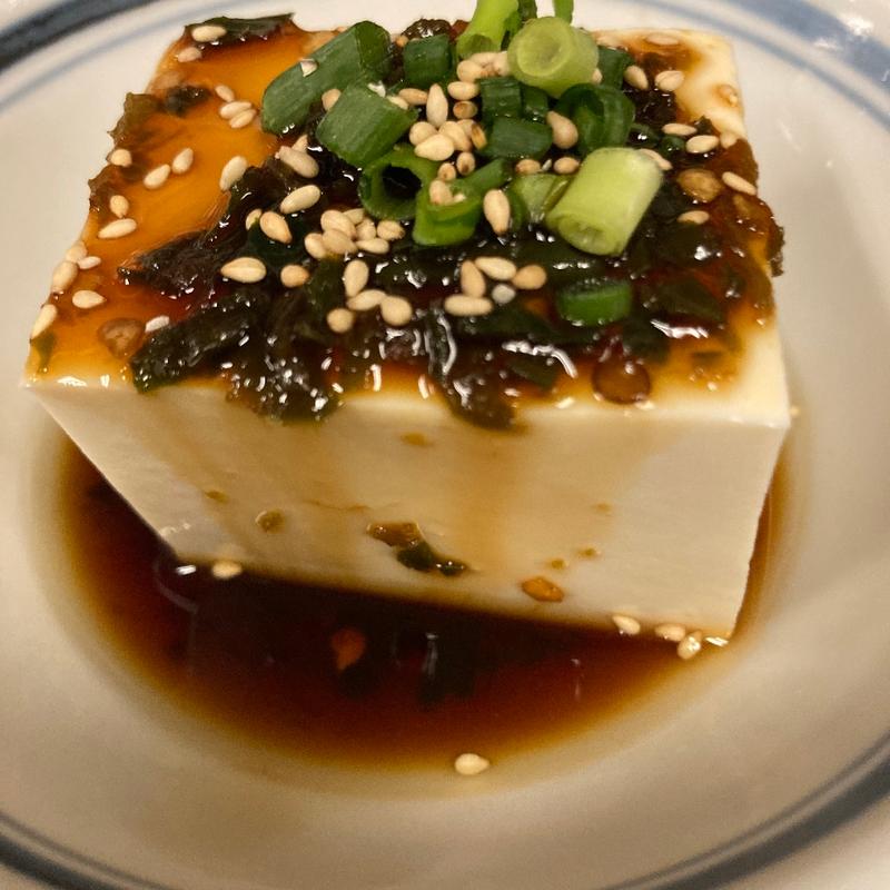 青唐辛子冷奴(焼き鳥かっぱ)