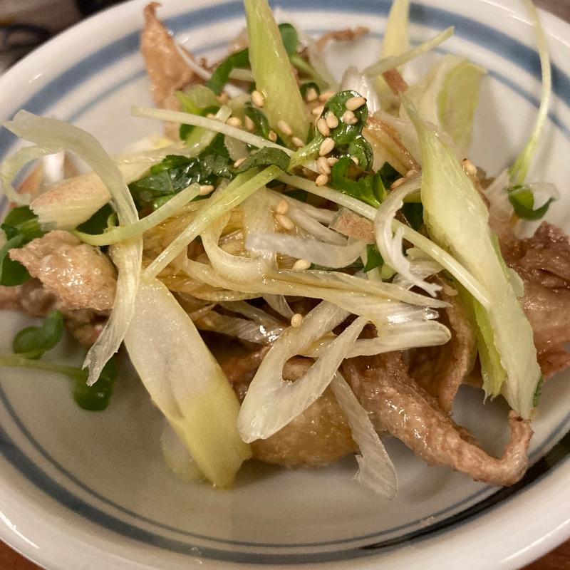 鶏皮ポン酢(焼き鳥かっぱ)
