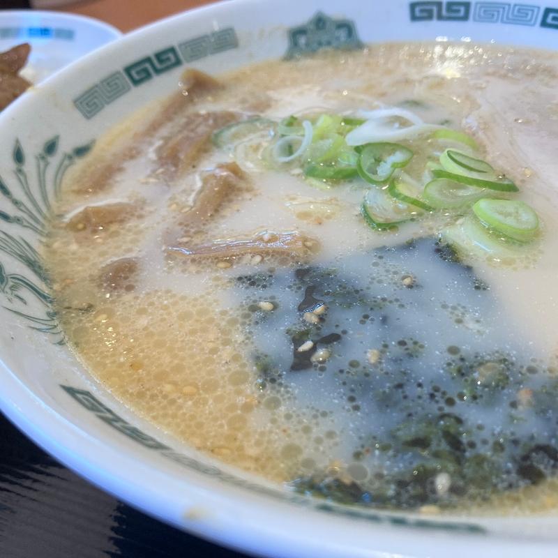 とんこつラーメン やきとり丼セット(日高屋 我孫子つくし野店)