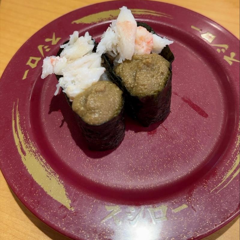 本ズワイ蟹軍艦(スシロー 八千代高津店)