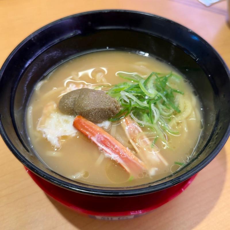 濃厚かに味噌ラーメン(スシロー 八千代高津店)