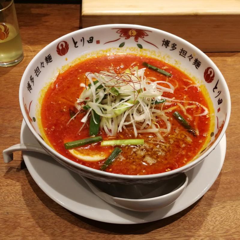 担々麺(博多担々麺 とり田 KITTE博多店)