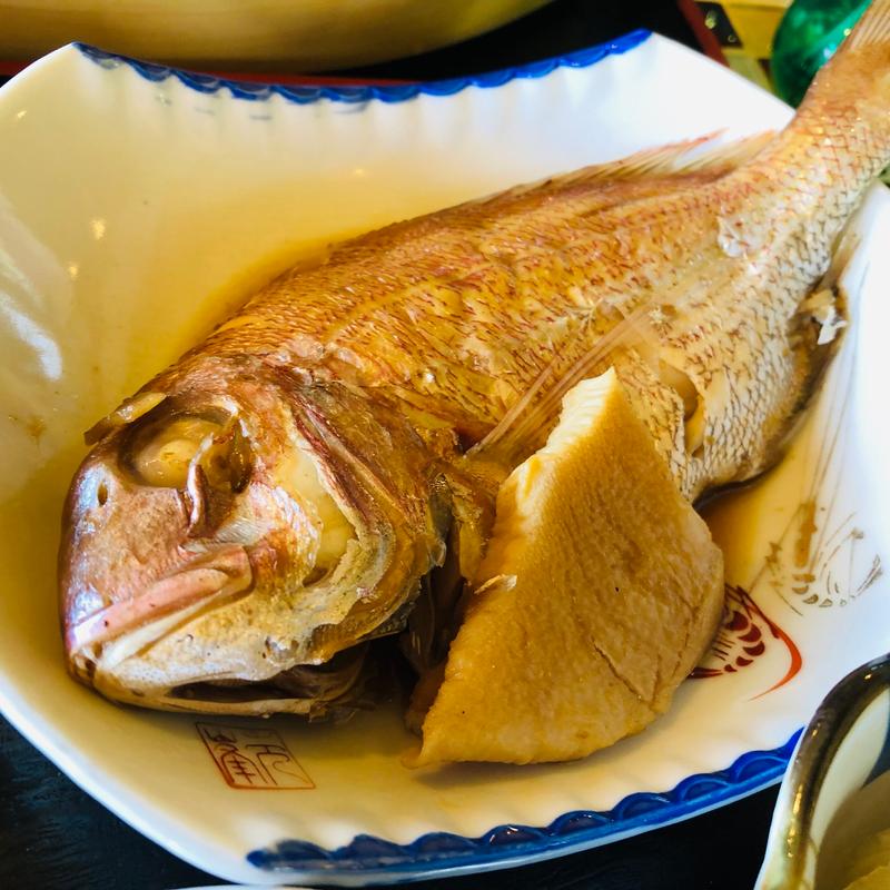 真鯛の煮付け_潮騒定食　(ドライブイン潮騒 )