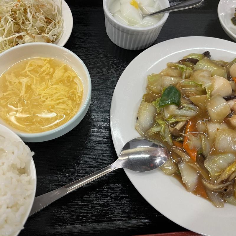 八宝菜定食(壱岐食堂)