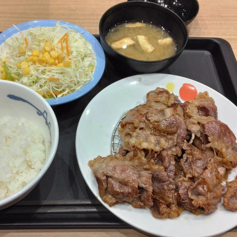 カルビ焼肉定食ダブル（プレーン）(松屋 仙台南町通り店 )