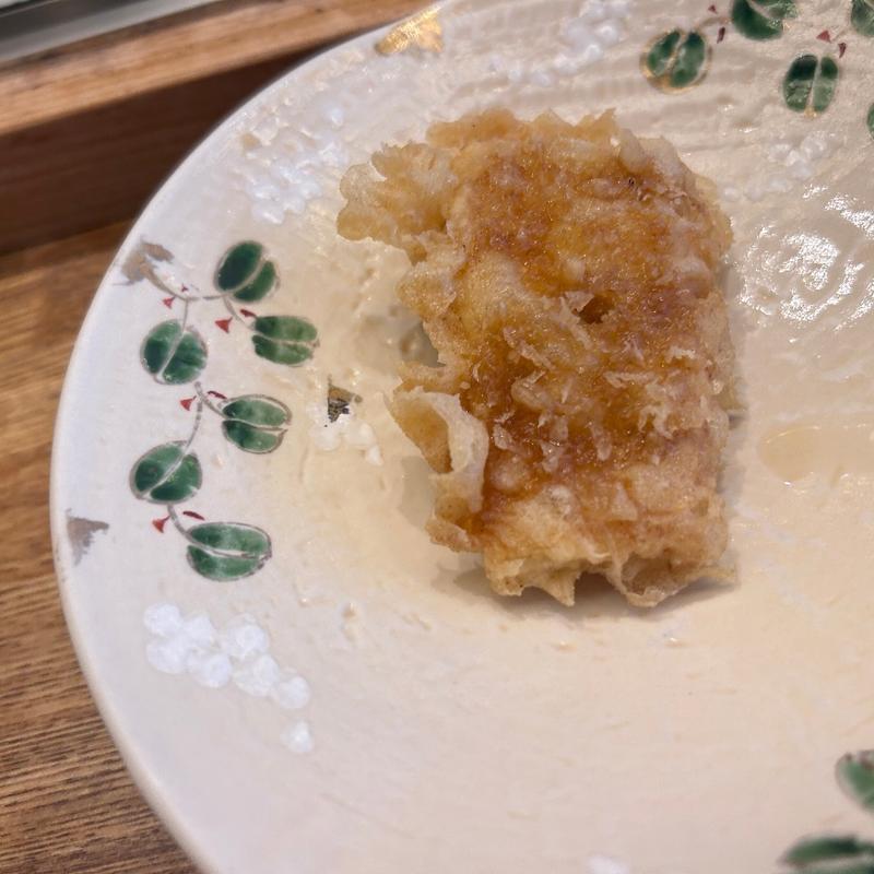 納豆の稲荷揚げ(天ぷら新宿つな八 大丸東京店)