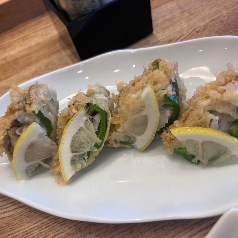 かきピーマン(天ぷら新宿つな八 大丸東京店)