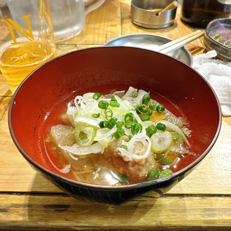 つみれ汁(大衆酒場 チャン栓チャン)