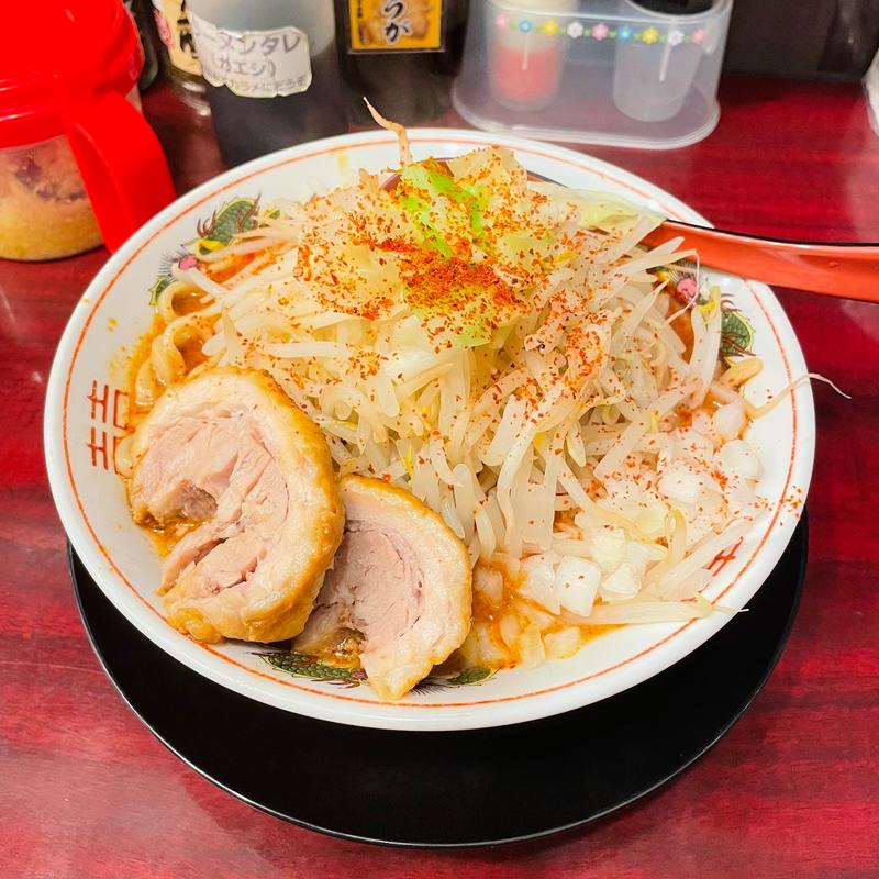 火山ラーメン(プチ)(ぶっ豚 経堂店)