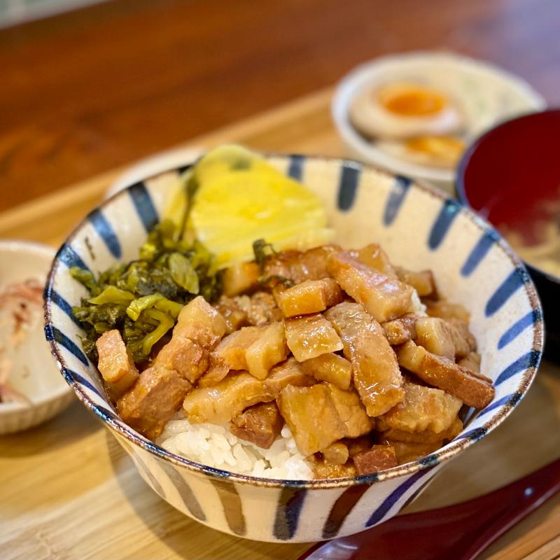 ルーロハンセット(おかかキッチン 戸越公園店)