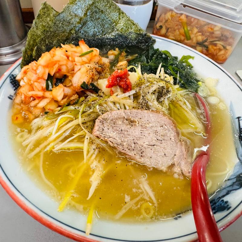 サービスラーメン＋ネギ＋辛タマ(ラーメンショップ 122号騎西店)