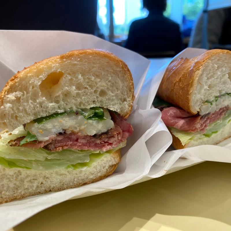 贅沢ミラノサンド　直火焼きローストビーフ ＆トリュフポテトサラダ ～赤ワインバルサミコ酢ソース～(ドトールコーヒーショップ 天神ソラリアステージ店)