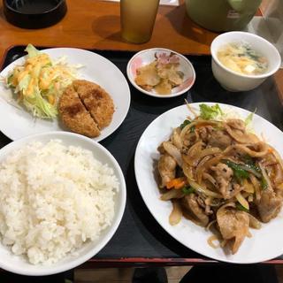 豚バラ焼肉定食(福龍 所沢店)