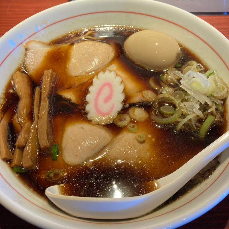 たもやブラック➕煮卵(中華そば たもや)