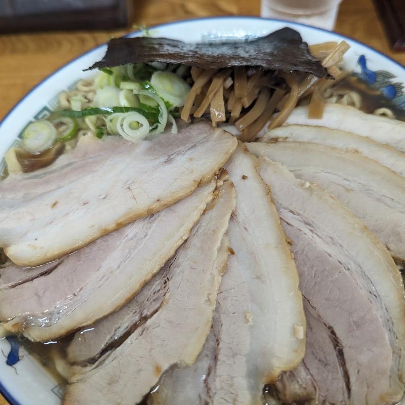 中華そば 大盛 チャーシュートッピング(ケンちゃんラーメン 三川店 )