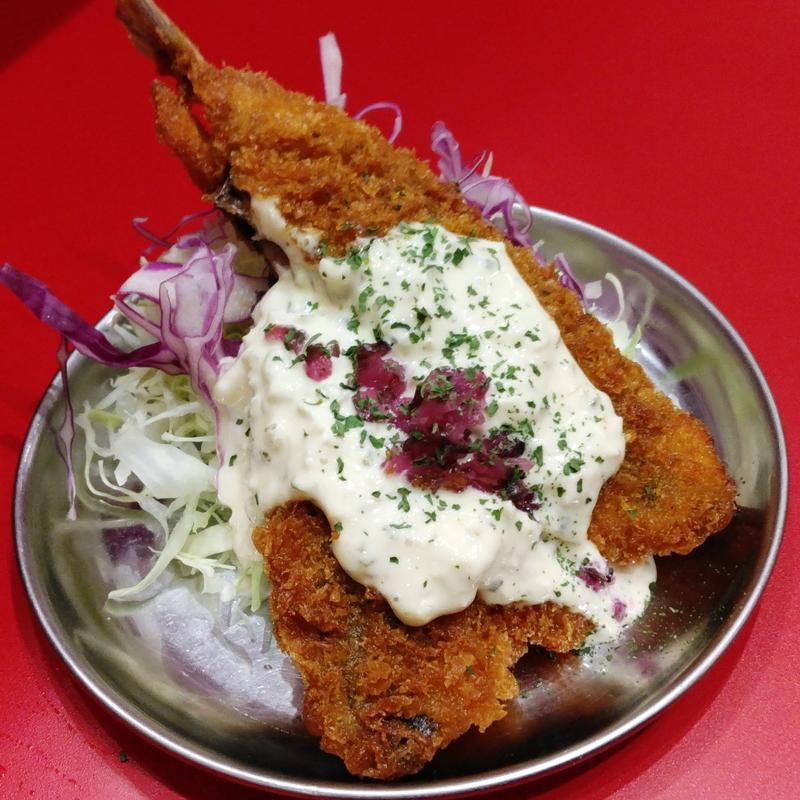 鰺フライ　生タルタル(チマチマ酒店)
