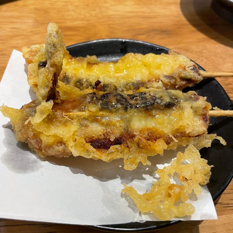 うなぎバター（串天）(あて寿司×天ぷら酒場 すしぱ 池下店)