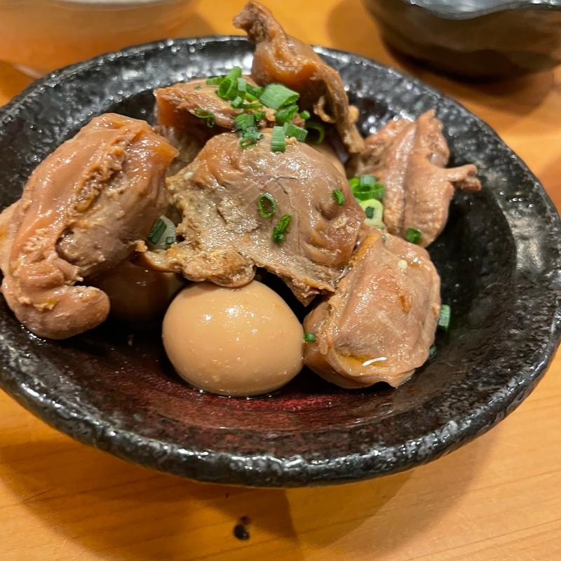 砂肝うずらポン酢(あんごさく 金山店)