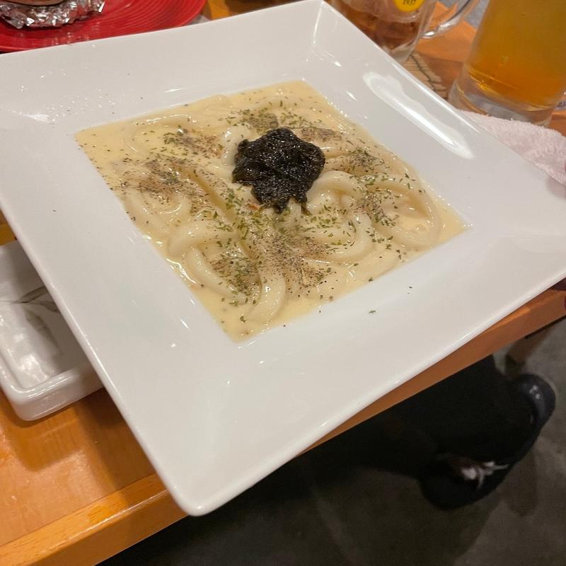 新名物！伊勢ボナーラ(あんごさく 金山店)