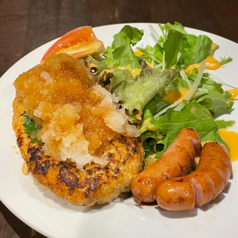 和風ハンバーグセット(Cafe&Bar BANKAM (バンカム))