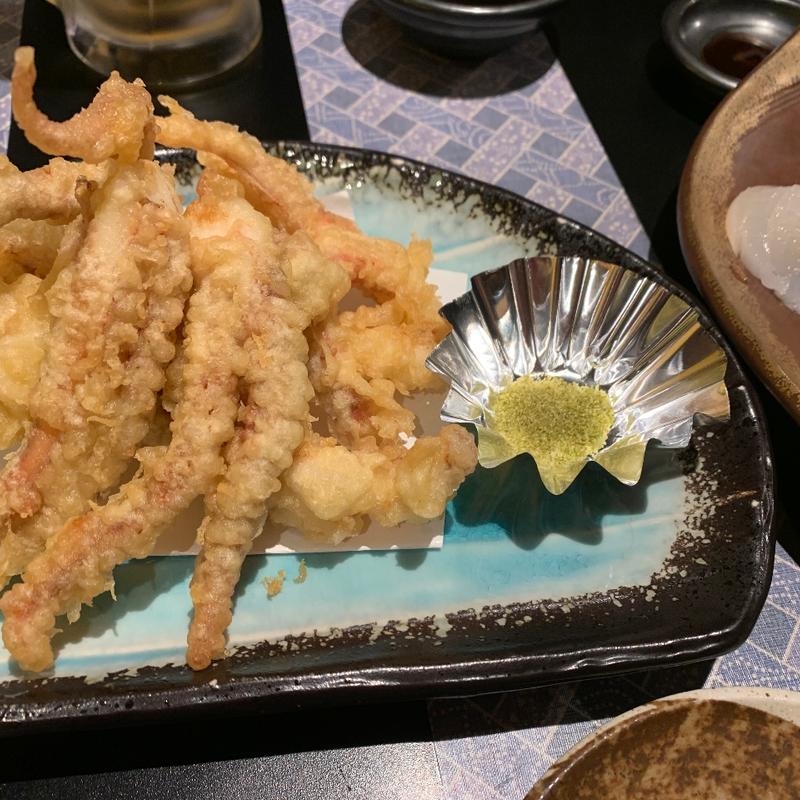 ゲソ天ぷら(酒堂 柳にかえる)
