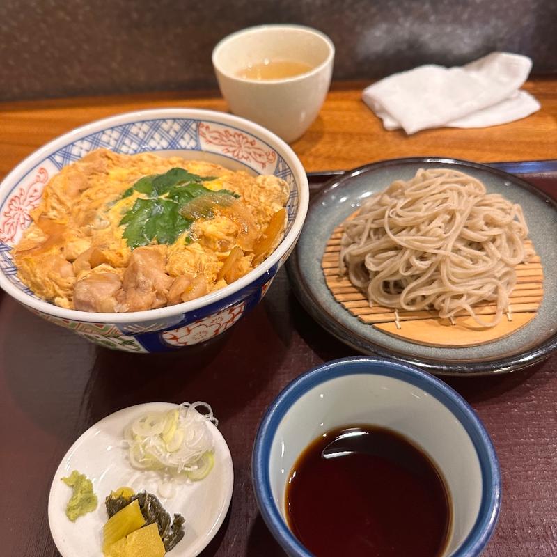 親子丼セット(信州安曇野手打ち蕎麦 たか瀬)