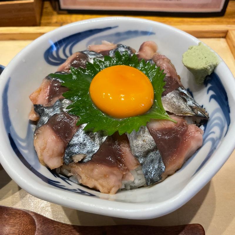 醤油だれ　ごまさば丼(いまがわ食堂)