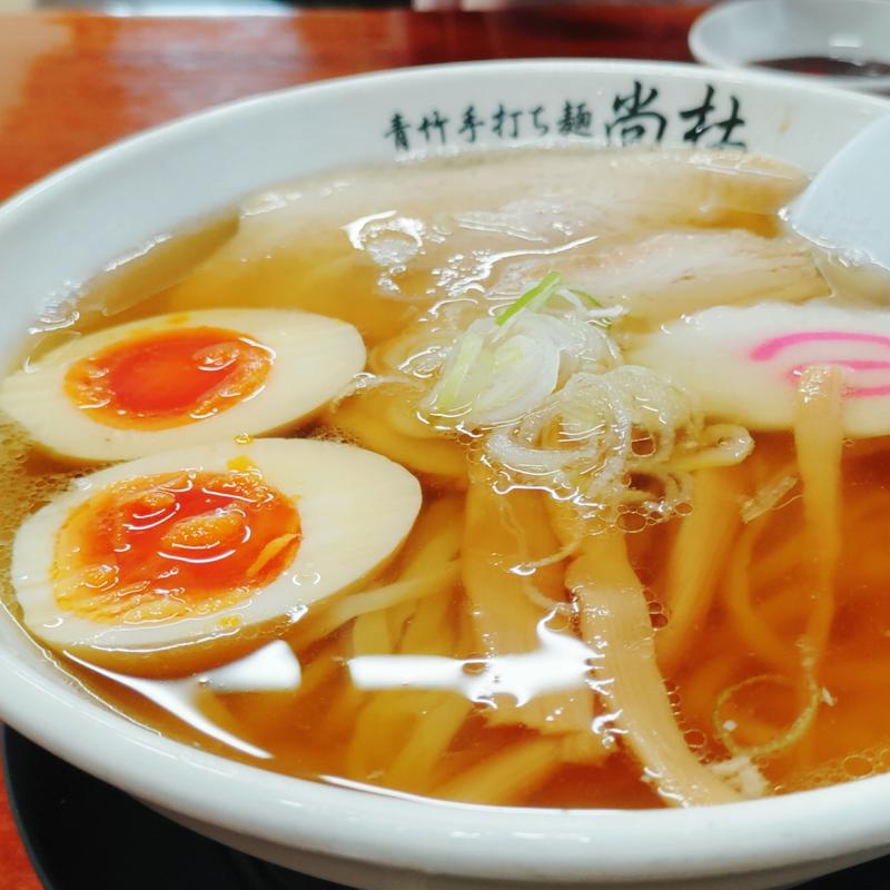 味玉ラーメン(佐野青竹手打ち麺 尚杜)