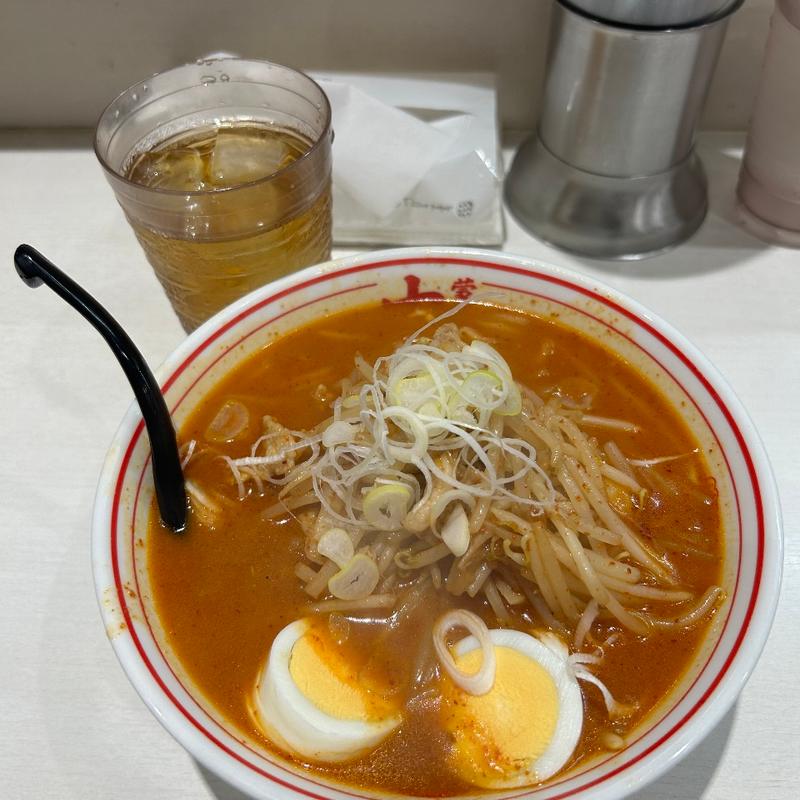 味噌卵麺(蒙古タンメン中本 川崎店)