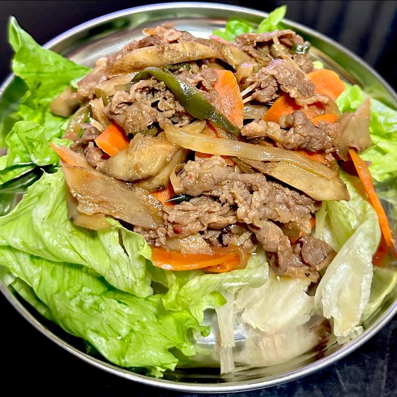 野菜たっぷり牛肉炒め(ベルクス 東墨田店)