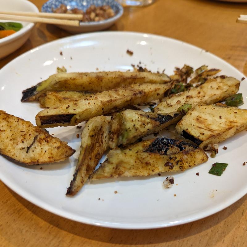  椒塩茄子(香港菜館)