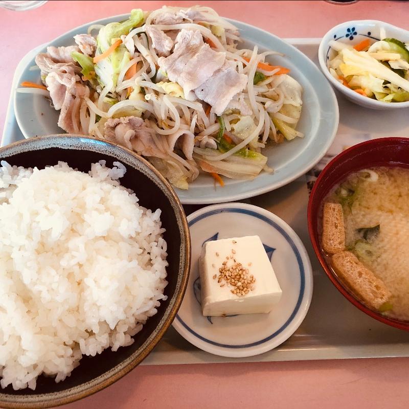 野菜いため定食(サッポロラーメン )
