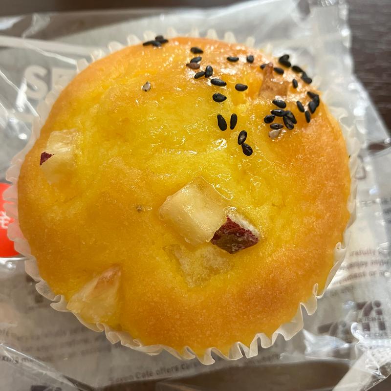 徳島県産なると金時のマフィン(セブン-イレブン 札幌西４丁目駅前店)