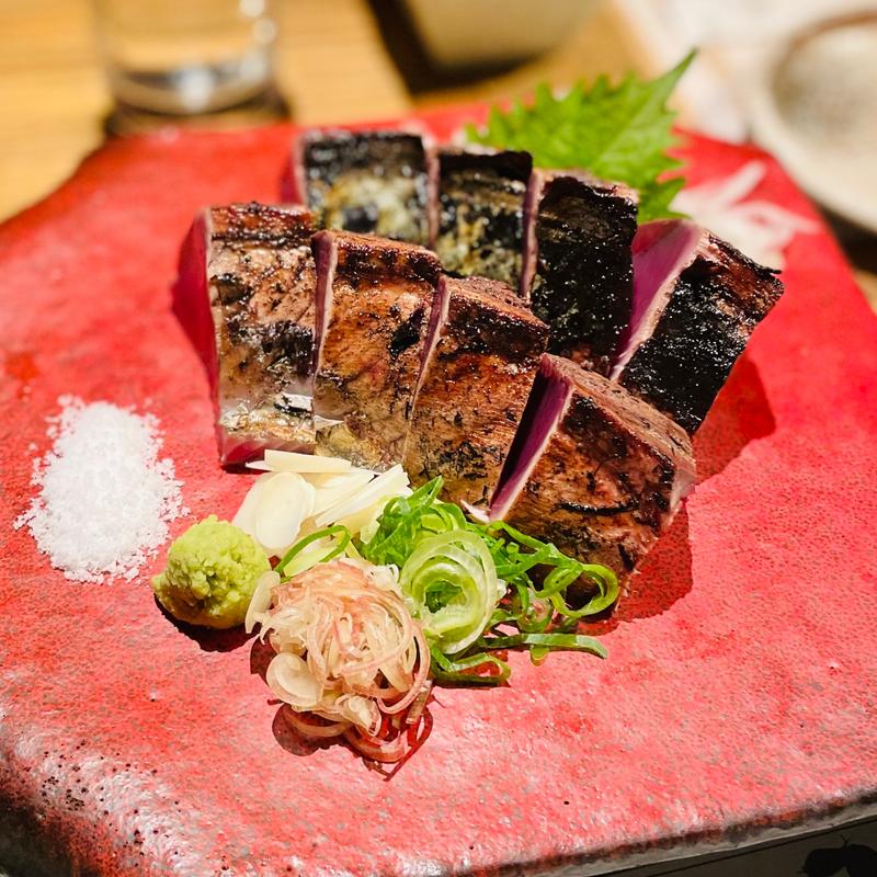  かつをの藁焼き (四万十川 )