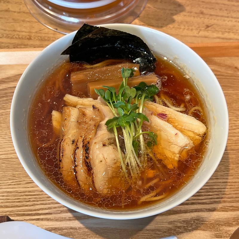 特製しょうゆ鶏そば(博多鶏そば とり田)