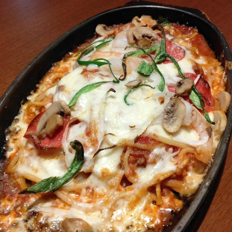 ピザ風スパゲティ(イタリコ エスパル仙台店 （ITALICO）)