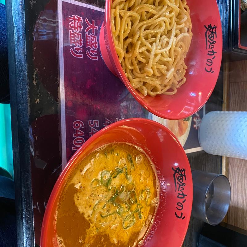 えび味噌クリームつけ麺(麺処かのう)