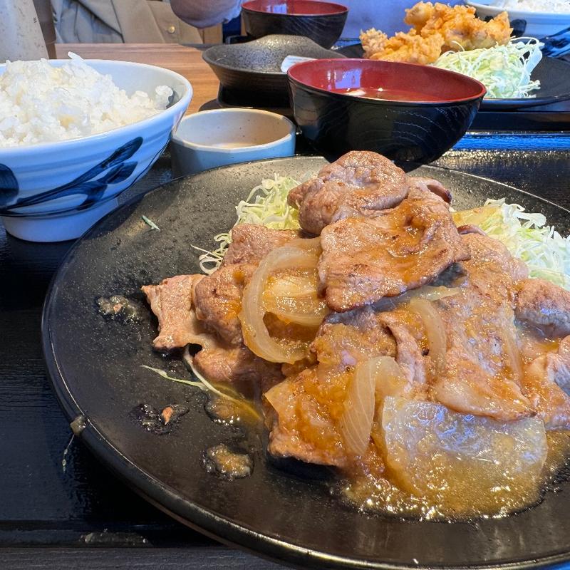 しょうが焼き定食(野郎めし 松戸店)