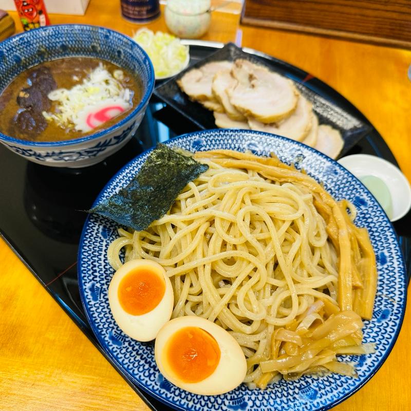 魚介つけめん大盛＋チャーシュー＋味玉(中華そば 香十)