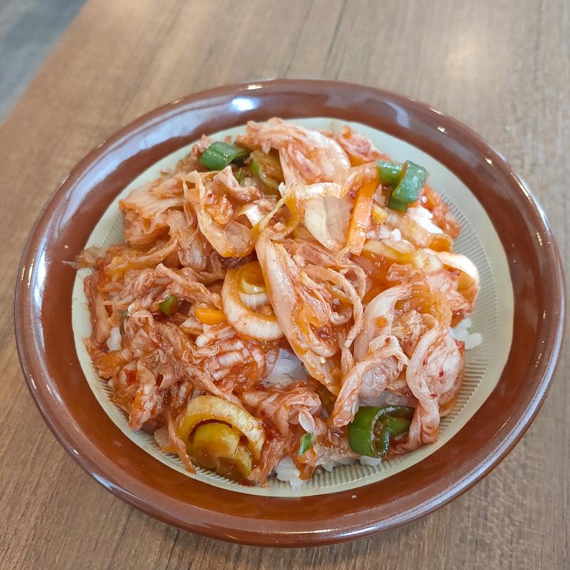 ネギキムチごはん(自家製麺 麺屋 翔)